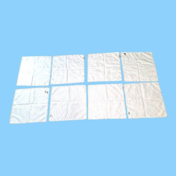 J. Queen New York Paisley Napkins Indoor Outdoor Picnic Set Of 8 18"  Polyester - Picture 9 of 9